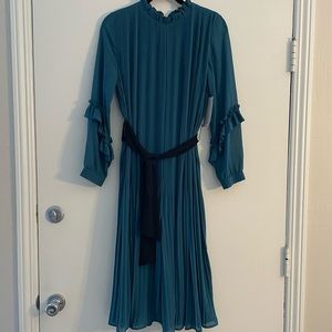 Zara Basic turquoise dressy romper. NWT. Size M